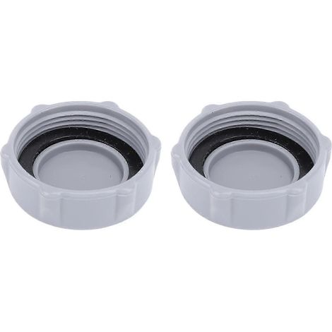 Lot de 2 couvercles de vanne de vidange en PVC léger, accessoires pour piscine compatibles avec P6H1158 et P01006 (1/5)