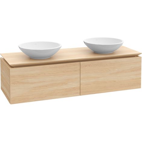 Villeroy & Boch Legato Meuble sous lavabo, 2 tiroirs, pour 2 (1/3)