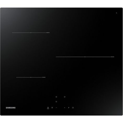 Samsung – Table induction 3 foyers – Largeur 59 cm – Zone de cuisson 28 cm – 9 niveaux de puissance – Commandes sensitives