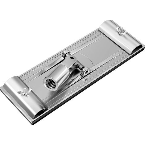 Stück kippsicherer Stangenschleiferkopf für Trockenbauwände mit Schnellspannklemmen und universellem Grobgewinde für Wand-/Deckenschleifer (nur Kopf). (1/5)