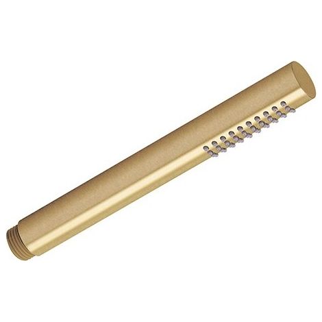 Douchette Monojet Ronde Anticalcaire Metal Or Brosse Robinetterie HYDROTHERAPIE - CRISTINA ONDYNA PD11596P (1/2)