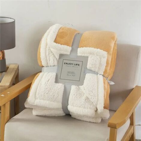 Doppellagige, weiche Fleece-Steppdecke (71420001)
