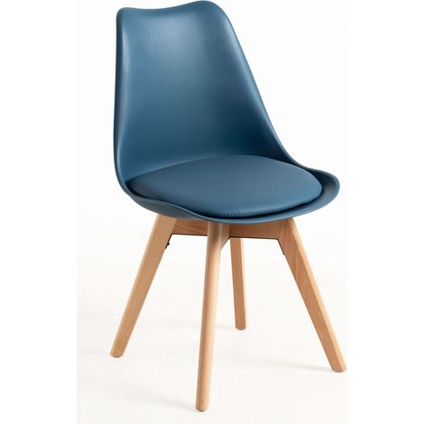 Packs Sillas Comedor - Pack 6 Sillas Synk Basic - Azul Petróleo