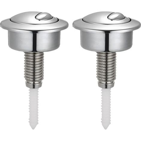 Set of 2 buttons poussoirs to double flush of water for tank of toilets Siamp for Optima 49 Button push to double flush of water for Twyford Vitra (1/5)