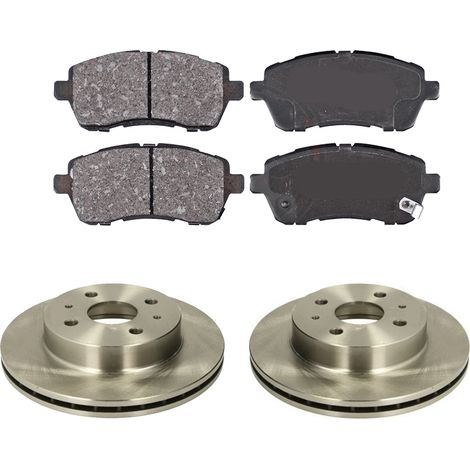KIT FRENI ANTERIORI compatibile con DAIHATSU COPEN (L880,L881) - DISCHI + PASTIGLIE OEM: FDB4426, FDB1532 / 17794 /SOSTITUZIONE DIRETTA/BASSA POLVERE/SILENZIOSO (1/5)