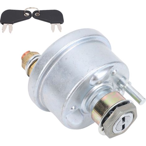 Interruttore di avviamento principale di disconnessione batteria di ricambio con 2 chiavi 7N0718 per Caterpillar Cat.