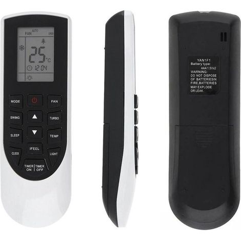 Telecomando a infrarossi Adatto per condizionatore d'aria Adatto per VIR09HP230V1AH YAN1F1 YAN1F1F YAN1F6 (1/5)