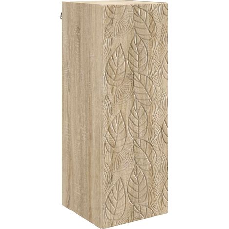 Wall-Mounted Cabinet Sonoma Oak 33 x 34.5 x 90 cm vidaXL