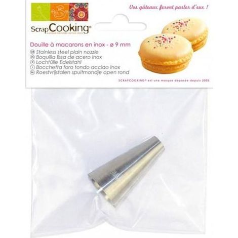 2 douilles pâtisserie inox - Macarons