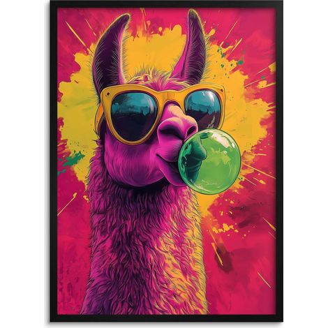 Affiche de décoration murale colorée pour les jeunes, idéale pour les intérieurs modernes (1/5)