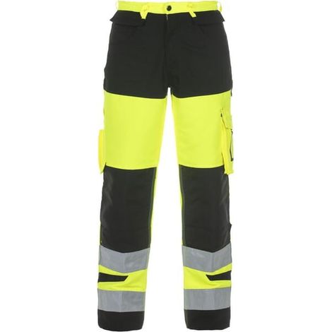 Pantalon dété haute visibilité jaune - noir taille M - L HYDROWEAR 044474YB52 (1/2)