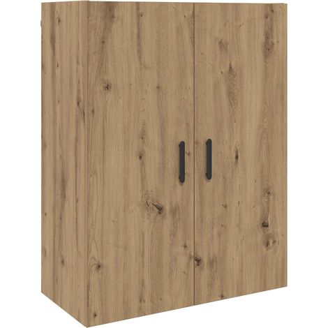 Maison Exclusive - Armadietto a muro Rovere artigianale 69,5 x 34 x 90 cm (1/5)