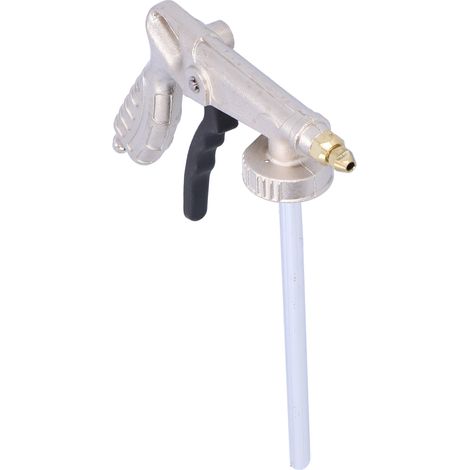 Pistolet à peinture aérographe pour revêtement en alliage d'aluminium, filetage mâle G1/4, idéal pour la décoration intérieure. (1/5)