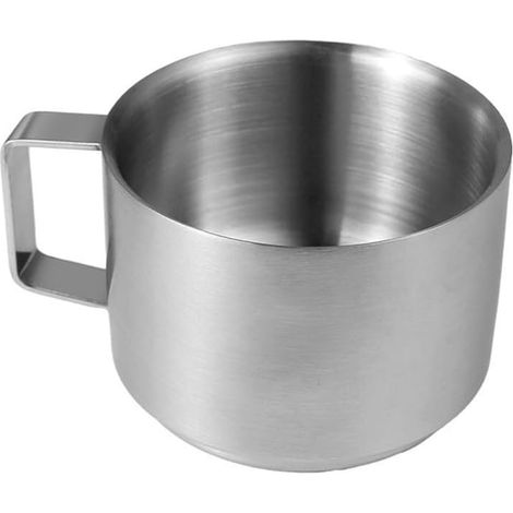 Tasse isotherme à double paroi en acier inoxydable pour café, thé, jus, smoothies et besoins d'hydratation 100 ml (1/5)