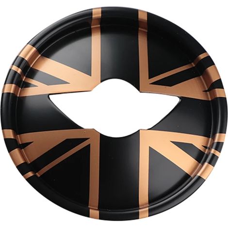 (Gold Jack) Autocollant décoratif central pour volant de voiture, compatible avec MINI ONE Cooper S JCW F54 F55 F56 F57 F60 Countryman. Accessoires autocollants (1/4)