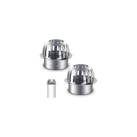 Lot de 2 Filtres de Gouttière, Grille de Protection pour Gouttiere, Protection Gouttière Anti Feuille, Tuyau de Descente pour Gouttière pour Aider à Garder Le Drain Dégagé (1/5)