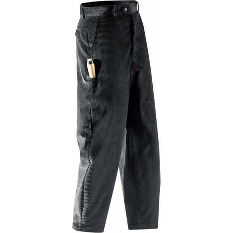 PANTALON MARCEL (EJ 76CM) NOIR ARTISAN LAFONT - LA-10876VC9-110 44 (1/3)
