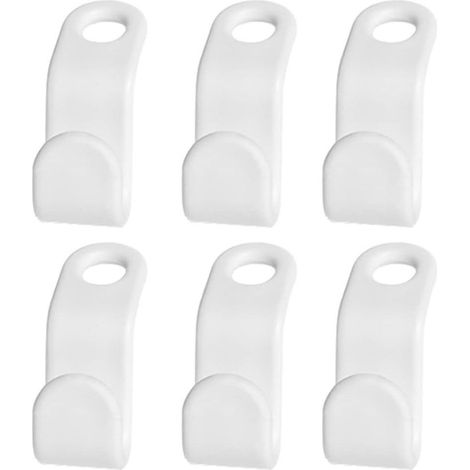 50pcs per Set of Clothes Hanger Connecting Hooks & White + 50pcs per Set [OPP Bag] (1/5)