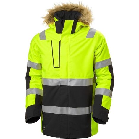 Parka d'hiver haute visibilité Alna 2.0 HELLY HANSEN 71393 - Noir / Jaune - L (1/4)