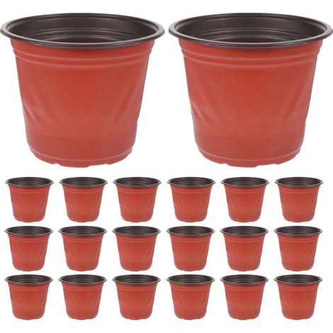 20 pots de semis en plastique de 6 pouces pour une utilisation intérieure et extérieure (1/5)
