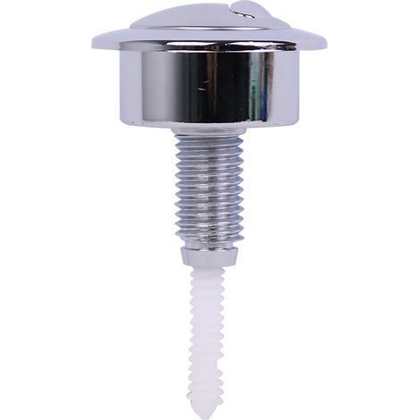 Silver toilet flush button, push button toilet, dual push flush toilet, for toilet flush (1/5)