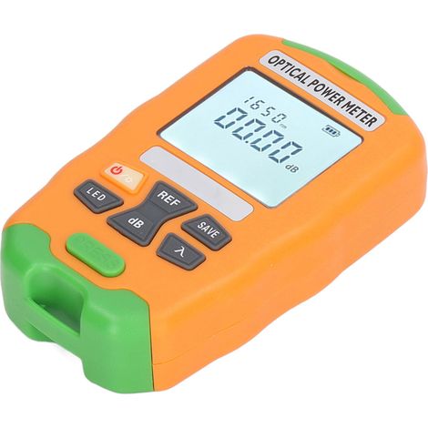 Mini-Lichtwellenleiter-Leistungsmesser FC SC ST Universal-Schnittstelle Empfindlichkeit -50 bis +26 dBm Orange (1/5)