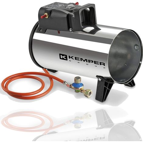 TrAdE Shop Traesio - Generatore Di Aria Calda Riscaldatore A Gas Mobile Portatile Regolabile 18 Kw -