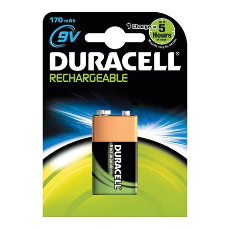 Pila Duracell Batería NiMH E-Block170mAH, HR9V, a1