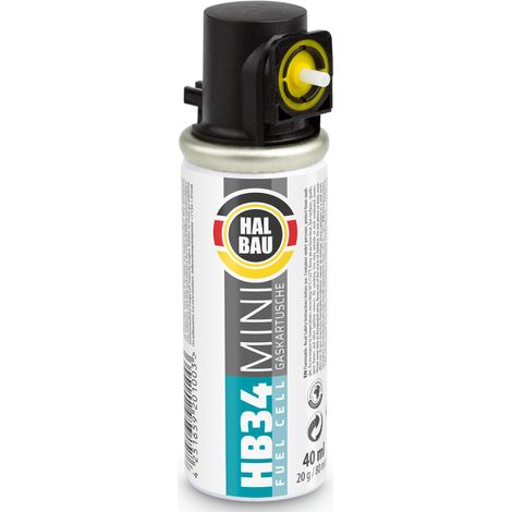 HALBAU Gaskartusche 80mm 40ml Fuel Cell Ersatzgas für Stiftnagler HB34 - 1 St. (1/3)