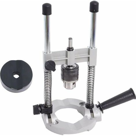 Verstellbare 90°-Bohrführung, elektrischer Rotationsbohrständer mit Bohrfutter, Mini-Tischbohrständer für die Holzbearbeitung (1/5)