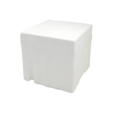 Cube de polystyrène pour essai de ciment