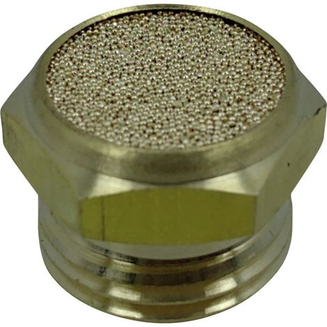 TRU COMPONENTS Druckluft-Schalldämpfer TC-12770336  Außengewinde G1/2" 15 bar Messing 1 St.