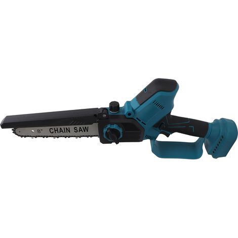 Tronçonneuse sans fil 8 pouces sans balais, mini tronçonneuse portative avec graisseur pour l'élagage et la coupe du bois, 18 V (1/5)