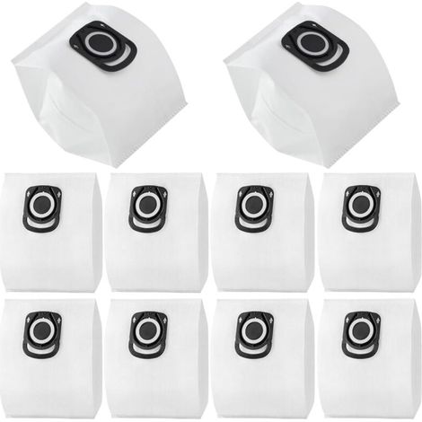 Lot de 10 sacs d'aspirateur - Pour Rowenta Hygiene + ZR200520 ZR200720, Pour Silence Force Compact Power X-Trem Power (RO64xx RO63xx RO68xx RO39xx)- Sac d'aspirateur