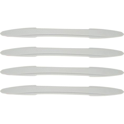 Bande de Protection de Pare-Chocs Grise 4 Pièces-39cm-autocollants de Protection de Pare-Chocs de Collision pour, (1/5)