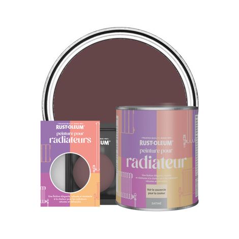 Peinture pour Radiateur, Finition Satinée - Mûre (1/2)