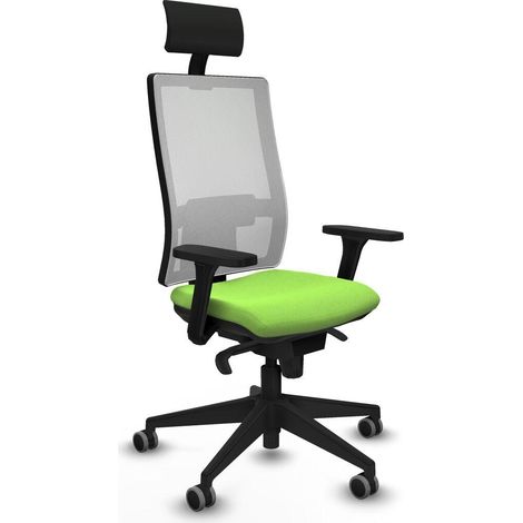 Piqueras y Crespo 3D066G1 Chaise de bureau pistache ergonomique (1/3)