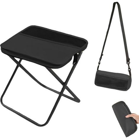 Tabouret pliable pour adultes - Chaise sac à dos portable - Grande capacité de charge - Compact et léger - Idéal pour les voyages et le camping (1/5)