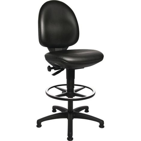 Topstar Arbeitsdrehstuhl Tec 50 Bodengleiter + Fußring - 72250 D10T (1/4)