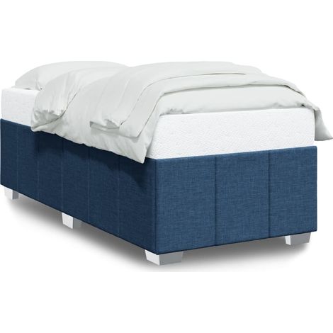 Maison Exclusive - Giroletto senza Materasso Blu 90x200 cm in Tessuto (1/5)