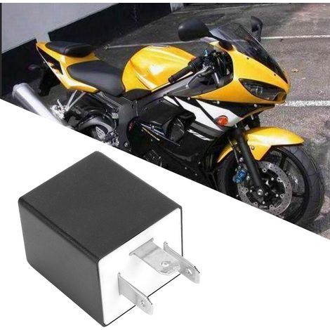 3-poliger LED-Motorradblinker mit einstellbarer Frequenz