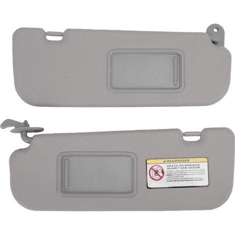 Replacement Car Sun Visor, Left/Right Side, for 2012-2015 Vehicles, Light Gray Front Sun Visor 85210-2V130-TX 852202V140TX with Direct OEM Fit (1/5)