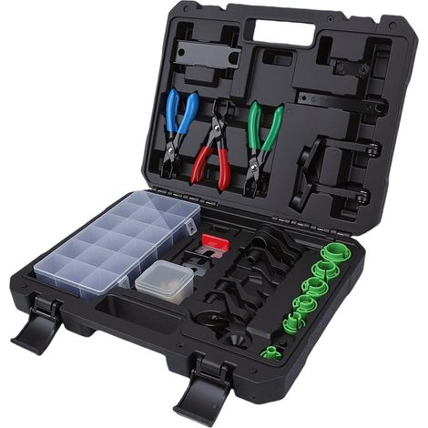Kit Déconnexion Conduite Alimentation 27 Pièces, Joints Toriques, Outils Retrait AC et Refroidissement, Compatibles Multi-Véhicules (1/5)