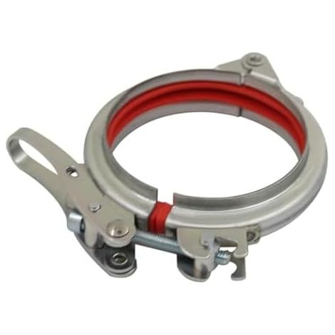 Lot de 150 colliers serrage rapide en acier galvanisé avec doublure caoutchouc résistant à la rouille pour plomberie, CVC, applications automobiles et industrielles, argenté - (1/5)