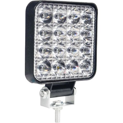 Feux de travail LED 3 pouces 48W, projecteur antibrouillard 4 pièces pour voiture, camion, VTT, SUV, tout-terrain, tracteur, bateau (1/2)