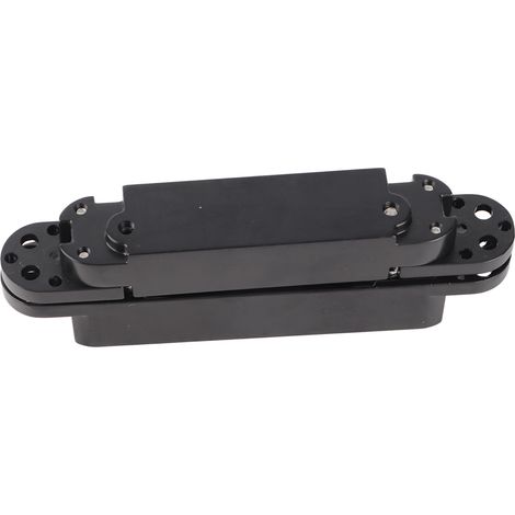Charnières porte réglables 3D 180° avec clé Allen vis pour porte bois 40kg noir, paquet 1 charnière 3 clés 8 vis 4 accessoires (1/5)