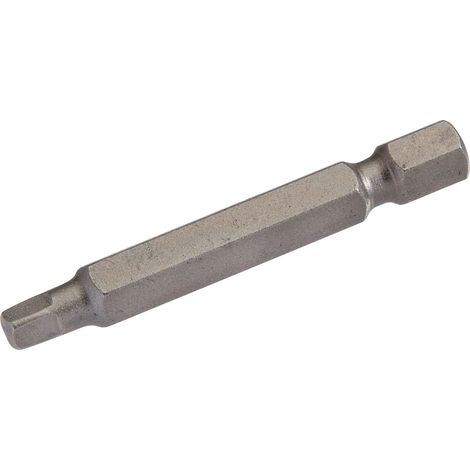 Embout de vissage SAM Carré, Taille embout 1/4 po, L. 50 mm, Métal ( Prix pour 1 ) (1/2)