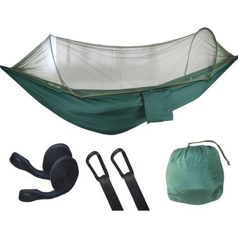 Ensemble de BalançOire pour Hamacs Portatifs LéGers à Double éPaississement avec Sangles d'arbre et Sac de Transport pour Jardin et Patio