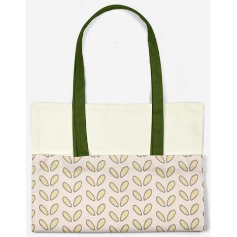 Sac Shopping - Tote Bag Coton Réutilisable - 34x40 cm - Anse Longue 30 cm - Pour Courses et Usage Quotidien - 1 Pièce (1/4)