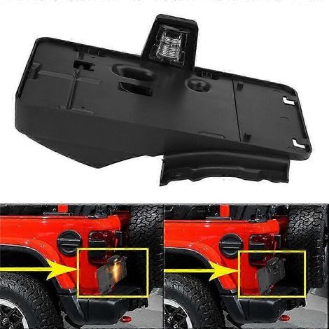 Support de plaque d'immatriculation arrière avec éclairage pour Jeep Wrangler JK 2006-2017, référence 68064720AA, édition 0703 (1/4)